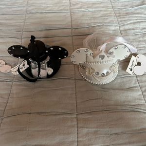 Just Married Disney Mouse Ears Ornaments (Pair)